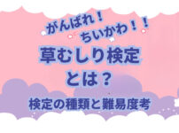ちいかわの草むしり検定の種類や難易度、草むしり検定について解説、考察しました