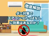 ダニ対策 エアコン つけっぱなし